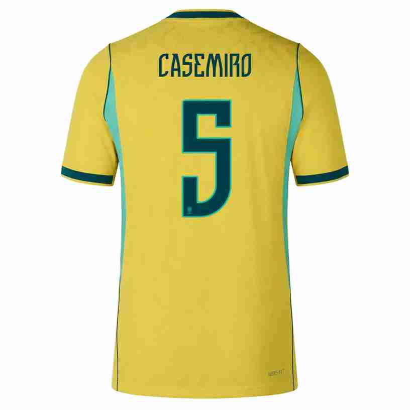 CASEMIRO NO.5 Equipacion Brasil Primera 2026-Versión Jugador CASEMIRO NO.5 Equipacion Brasil Primera 2026-Versión Jugador