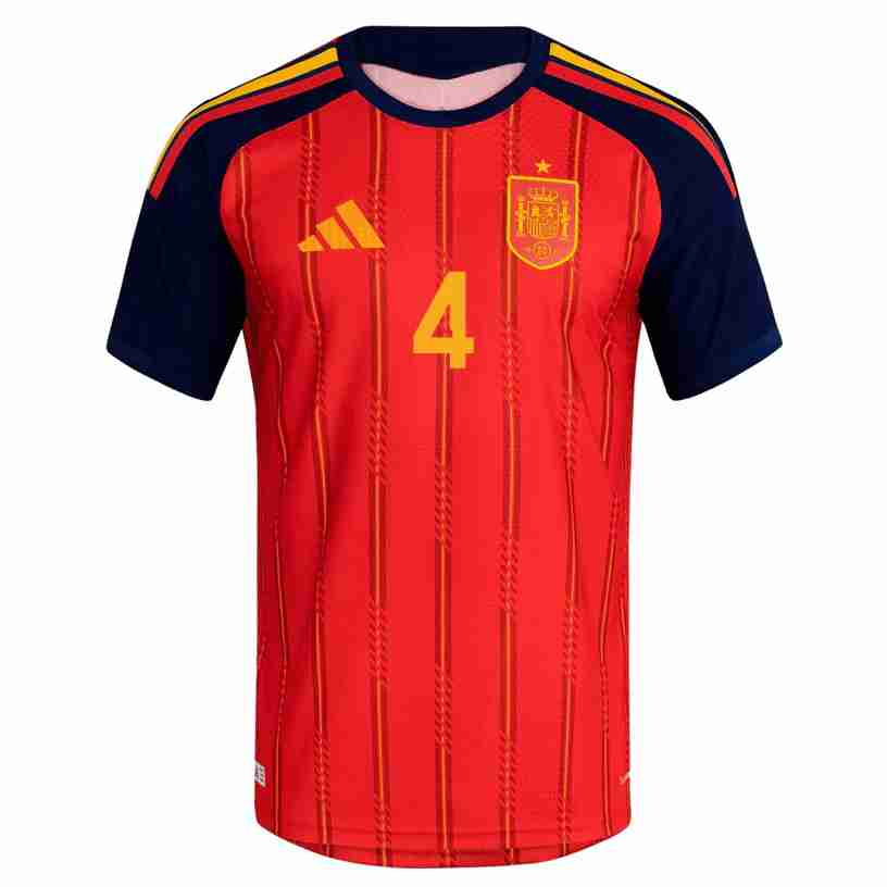 CUBARSI NO.4 Equipacion España Primera 2026-Versión Jugador_1 CUBARSI NO.4 Equipacion España Primera 2026-Versión Jugador_1