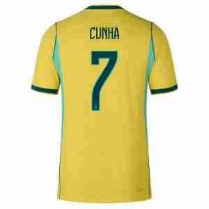 Homepage 28 CUNHA NO.7 Equipacion Brasil Primera 2026-Versión Jugador