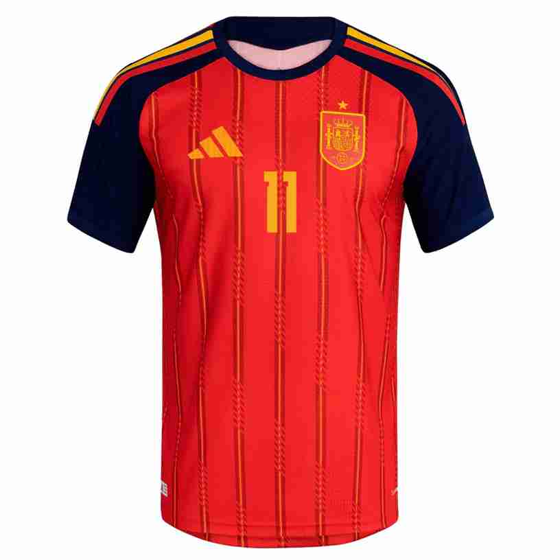 FERRAN NO.11 Equipacion España Primera 2026-Versión Jugador_1 FERRAN NO.11 Equipacion España Primera 2026-Versión Jugador_1