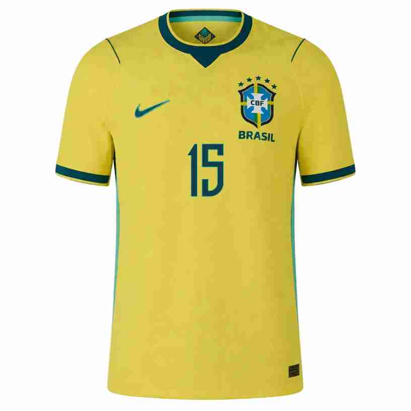JOAO GOMES NO.15 Equipacion Brasil Primera 2026-Versión Jugador_1 JOAO GOMES NO.15 Equipacion Brasil Primera 2026-Versión Jugador_1