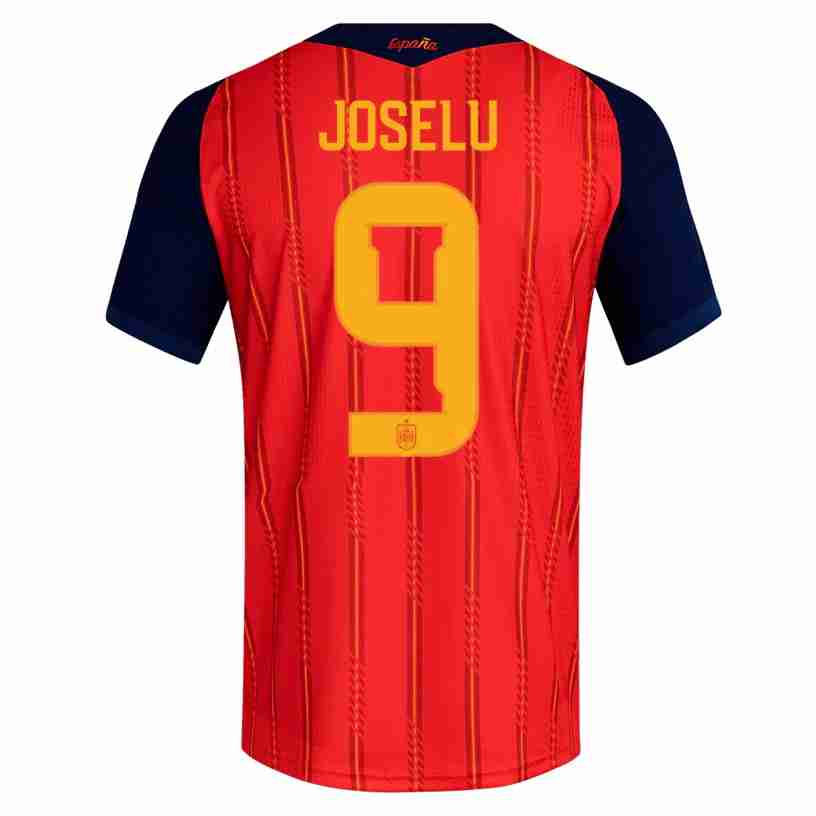 JOSELU NO.9 Equipacion España Primera 2026-Versión Jugador JOSELU NO.9 Equipacion España Primera 2026-Versión Jugador